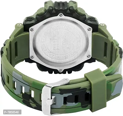 SWADESI STUFF Digital Boy's Watch (Multicolored Dial, Green Colored Strap)-thumb4
