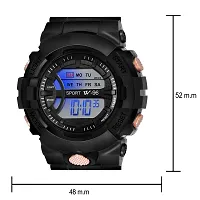 Swadesi Stuff Digital Black Dial Multi Function Kids Sports Watch for Boys  Girls-thumb2