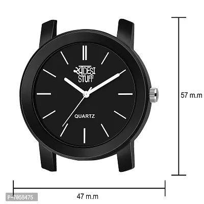 SWADESI STUFF Analogue Men's Watch (Black Dial Black Colored Strap)-thumb4