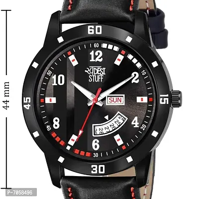 SWADESI STUFF Analogue Men's Watch(Black Dial Black Colored Strap)-SDS 69-thumb3