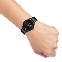 SWADESI STUFF Analogue Women's Watch (Black Dial Black Colored Strap)-thumb4