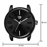 SWADESI STUFF Analogue Women's Watch (Black Dial Black Colored Strap)-thumb2