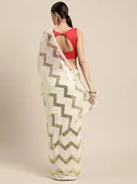 Stylish Printed Saree with Blouse piece-thumb3