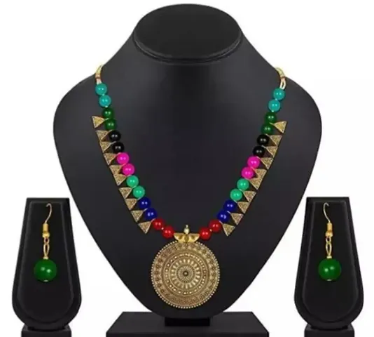 Beads women necklace set