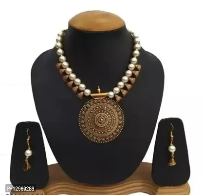 OXIDIZED WOMEN JEWELLERY SET-thumb0