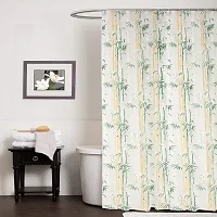 LIV-LIV IN VIBRANCE Printed Waterproof Shower Curtain for Bathroom - 7 Feet L-thumb1