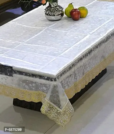 LIV -LIV IN VIBRANCE Waterproof PVC with Border Rectangular 8-10 Seater Table Cover Protector St-thumb4