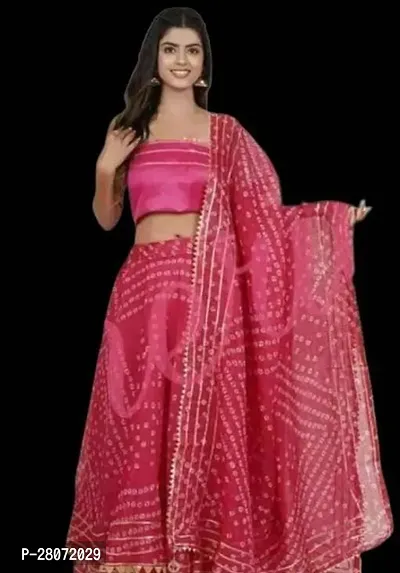 Stylish Cotton Lehenga Choli Set For Women-thumb0