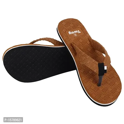Tway Rubber soft slippers Hawai Chappal Flipflop for women Girls Ladies Home use Slippers pack of 2-thumb5