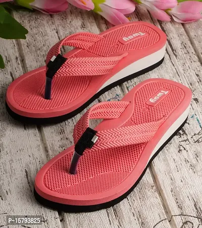 Tway Home use Slippers Rubber Soft chappal for women casual slippers for girls-thumb5