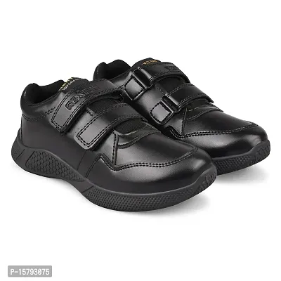 Tway School Shoes Black Boys  Girls Uniform Shoes School Dress Shoes Black Pack of 1-thumb0