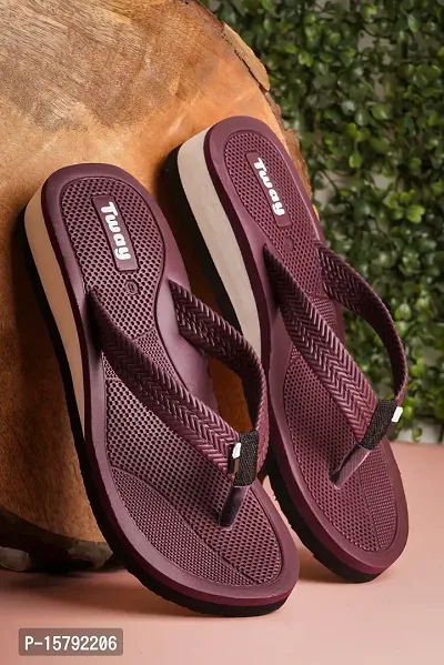 Tway Ladies chappal for Home use Slippers for women pack of 2-thumb4
