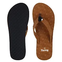 Tway Rubber soft slippers Hawai Chappal Flipflop for women Girls Ladies Home use Slippers pack of 2-thumb3