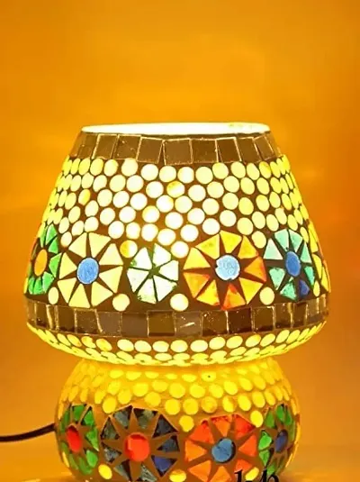 Dome Shaped Glass Table Lamp