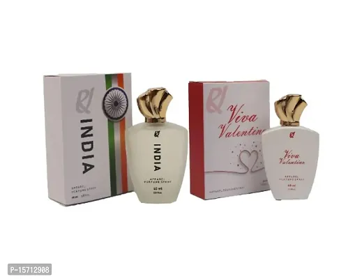 RU INDIA  60 ML  VIVA VALENTINE  60 ML PERFUMES