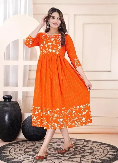 Fancy Rayon Kurtas For Women