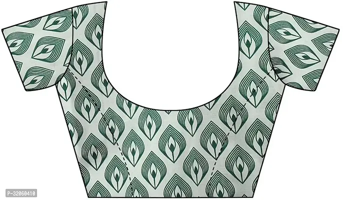 Stylish Art Silk Green Woven Design Saree with Blouse piece For Women-thumb5