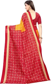 Stylish Multicoloured Art Silk Saree With Blouse Piece For Women-thumb1