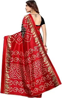 Stylish Black Art Silk Saree With Blouse Piece For Women-thumb3