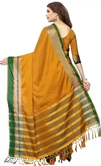 Stylish Brown Art Silk Saree With Blouse Piece For Women-thumb1