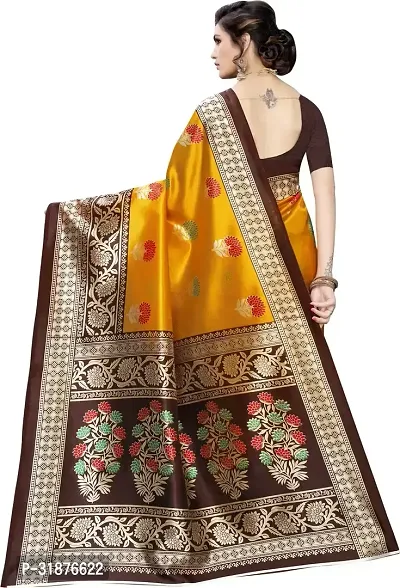 Stylish Multicoloured Art Silk Saree With Blouse Piece For Women Pack Of 2-thumb3