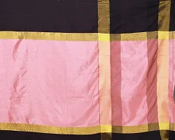 Stylish Peach Cotton Silk Saree With Blouse Piece For Women-thumb4