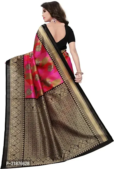 Stylish Multicoloured Art Silk Saree With Blouse Piece For Women Pack Of 2-thumb3