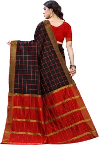 Stylish Black Art Silk Saree With Blouse Piece For Women-thumb3