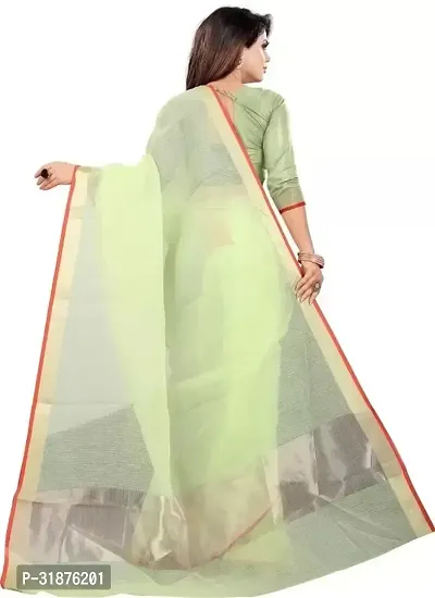 Stylish Green Art Silk Saree With Blouse Piece For Women-thumb3