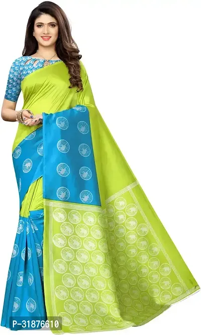 Stylish Multicoloured Cotton Silk Saree With Blouse Piece For Women Pack Of 3-thumb3