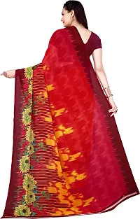 Stylish Multicoloured Georgette Saree With Blouse Piece For Women Pack Of 2-thumb3