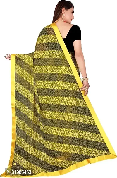 Stylish Multicoloured Cotton Silk Saree With Blouse Piece For Women-thumb3