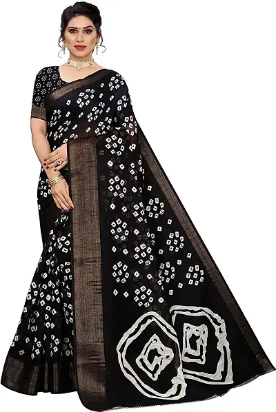 Must Have Cotton Silk Saree with Blouse piece 