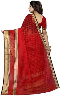 Stylish Multicoloured Cotton Silk Saree With Blouse Piece For Women Pack Of 2-thumb1