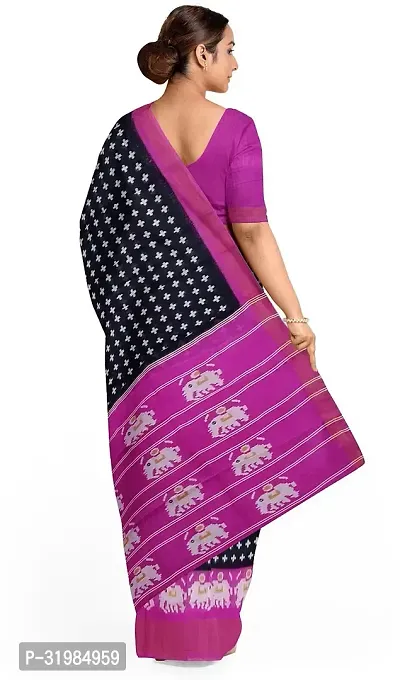 Stylish Black Art Silk Saree With Blouse Piece For Women-thumb2