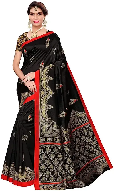 Stylish Polycotton Saree without Blouse piece For Women