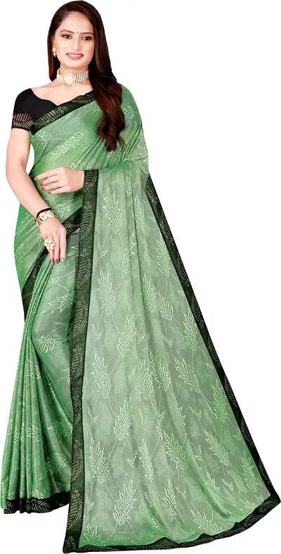 Best Selling Lycra Saree with Blouse piece 