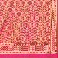 Stylish Pink Cotton Silk Saree With Blouse Piece For Women-thumb3