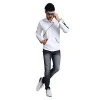 Black Collection Men's Self Design Full Sleeves Zipper T Shirt-thumb3