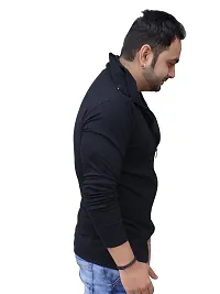 Black Collection Men's Plain Slim T-Shirt-thumb1