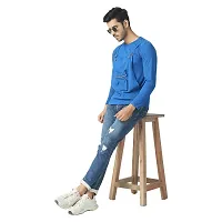 Black Collection Solid Men Dungaree Style Full Sleeve T-Shirt-thumb3