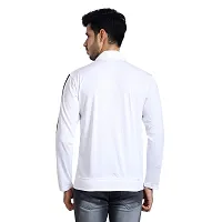Black Collection Men's Self Design Full Sleeves Zipper T Shirt-thumb1