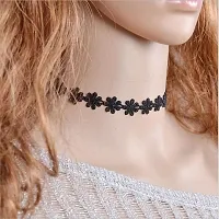 Streamline Set of 3 Velvet Fabric Tattoo Combo Set Chokers-thumb2