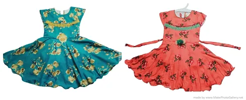 Stylish Frocks For Girl Pack Of 2