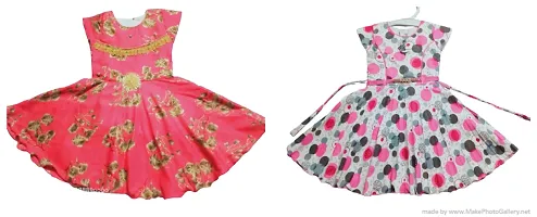 Stylish Frocks For Girl Pack Of 2