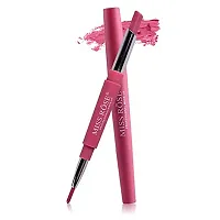 Miss Rose 2 in 1 Velvet Matte Lipstick, Pink, 2.1 g-thumb2