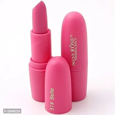 Miss Rose, Waterproof Velvet Long Lasting Matte Lipstick Cosmetic Tool 3.4 g, Pink-thumb0