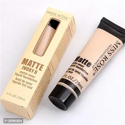 Miss Rose 4 colors liquid foundation makeup matte wear face bb cc cream base maquiagem Long Lasting foundation fond concealer