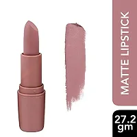 Miss rose Hot and Soft Matte Lipstick Long Lasting Moisturizer Lip Gloss Lipstick Combo Pack. (Color 4)-thumb1