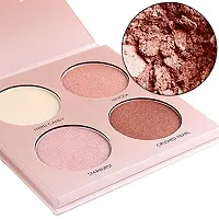 MISS ROSE Miss Rose Professional Glow Kit Brighten Base Makeup Set Face Contour Highlighter Make Up Palette Gleam Golden Shimmer Powder-thumb2